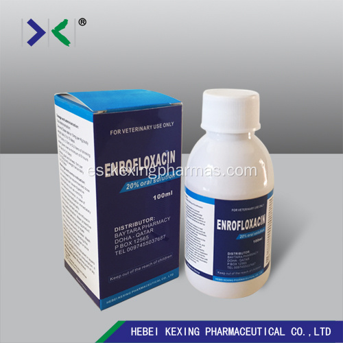 Enrofloxacina solución oral 20%